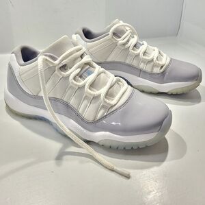 NIKE AIR JORDAN 11 RETRO LOW CEMENT YOUTH SHOES SIZE 7Y/WOMEN 8.5 [528896-140]